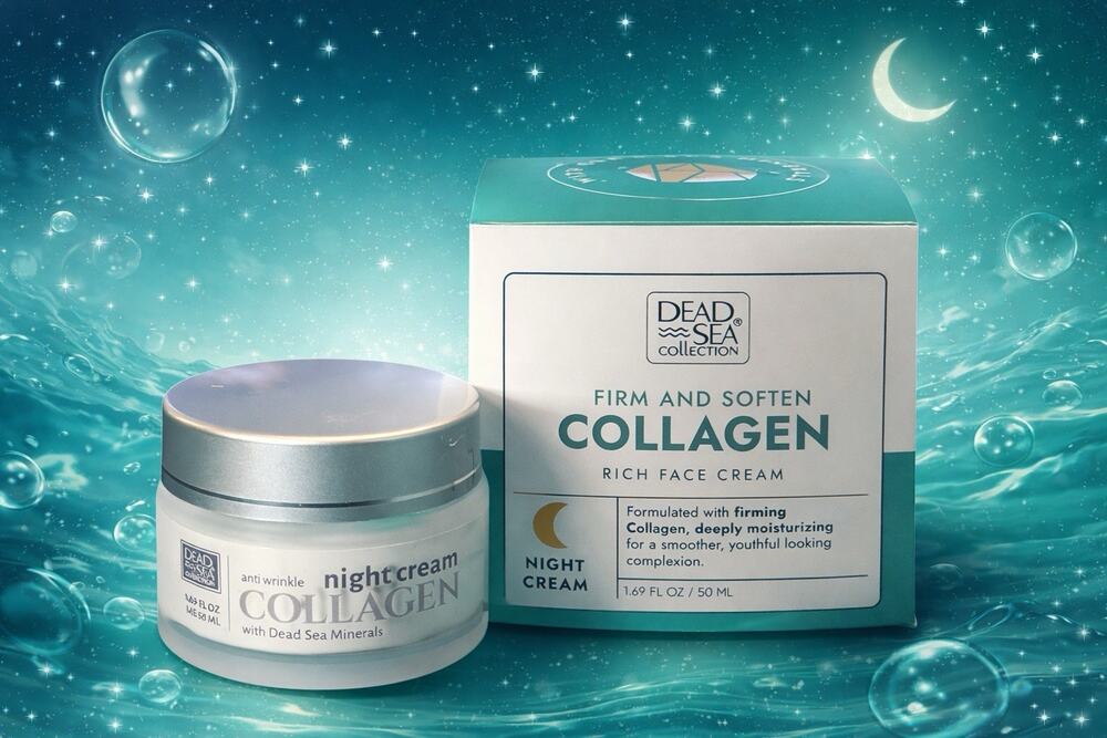 Dead Sea Collection Beauty - Firm & Soften Collagen - Night Cream - 1.69 fl oz